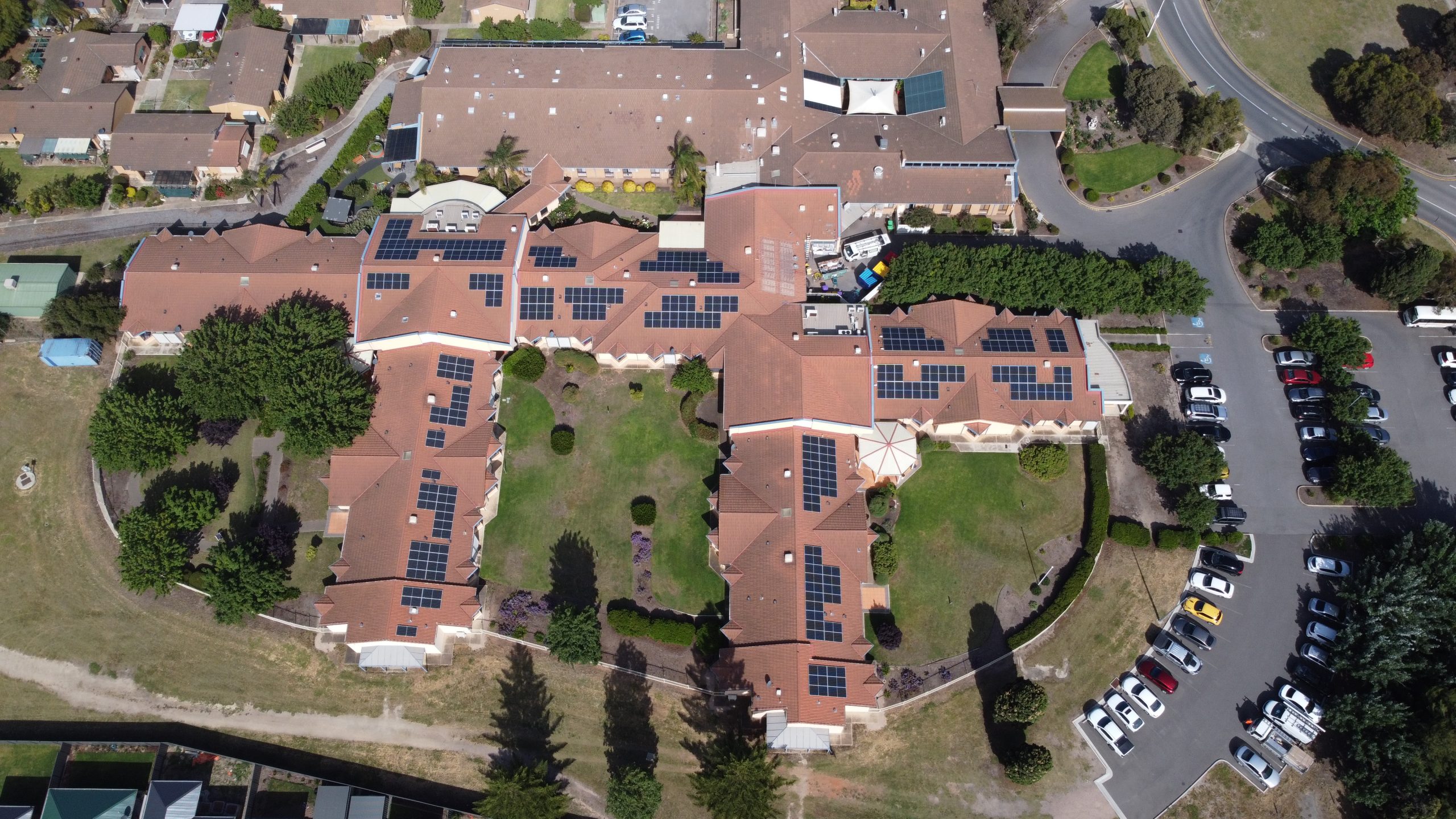 Allity Aged Care Top Overview of the Building with Solar Panel.JPG