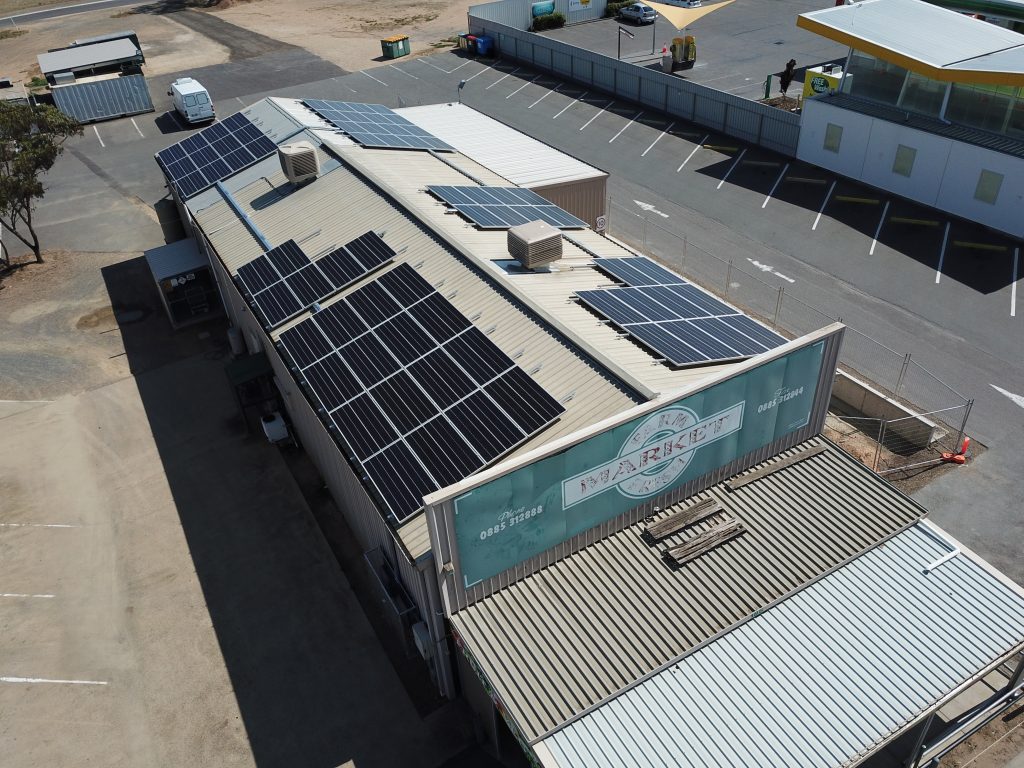 Farm Fresh Market Top Front View of the Solar Panel